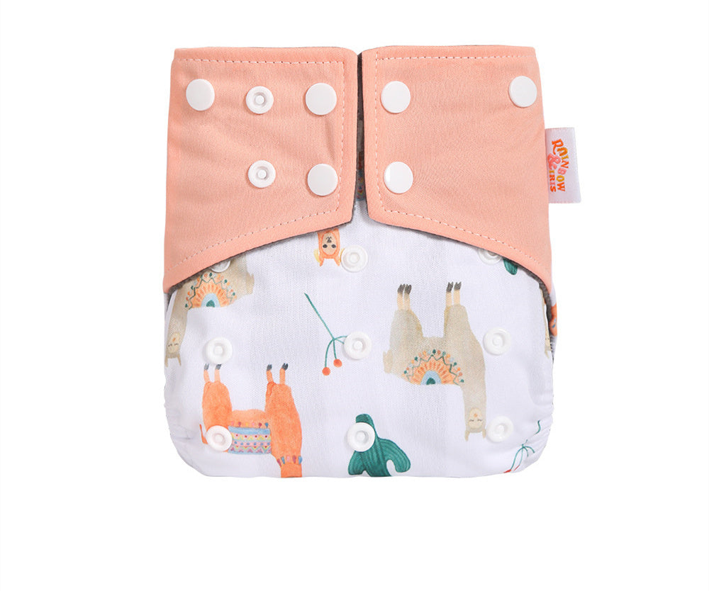 Western Style Bamboo Charcoal Washable Diapers - Digital Printing for Eco-Friendly Baby Care