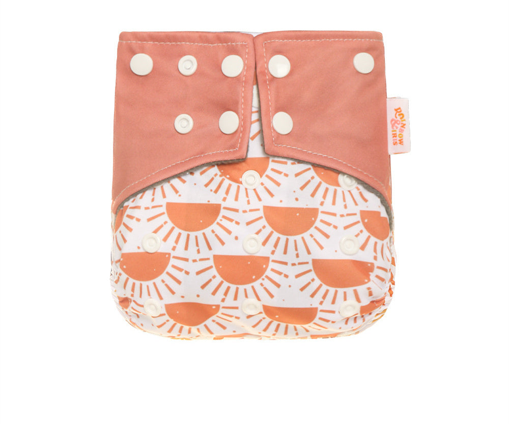 Western Style Bamboo Charcoal Washable Diapers - Digital Printing for Eco-Friendly Baby Care
