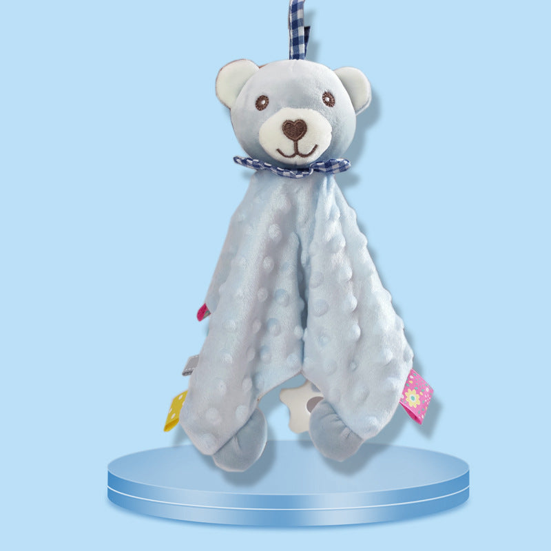 Soft and Snuggly: Comfort Towel Beanie Doll for Baby's Early Education – Adorable Cartoon Toy