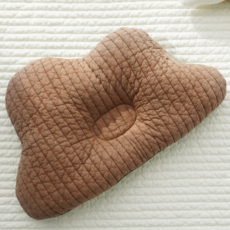 Breathable Cotton Shaping Pillow: Anti-Deviation Head Correction for Babies