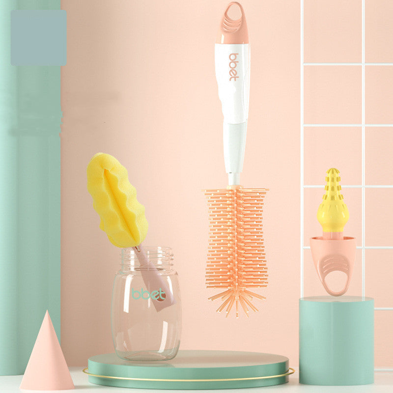 360° Rotating Baby Nipple Brush for Thorough Cleaning