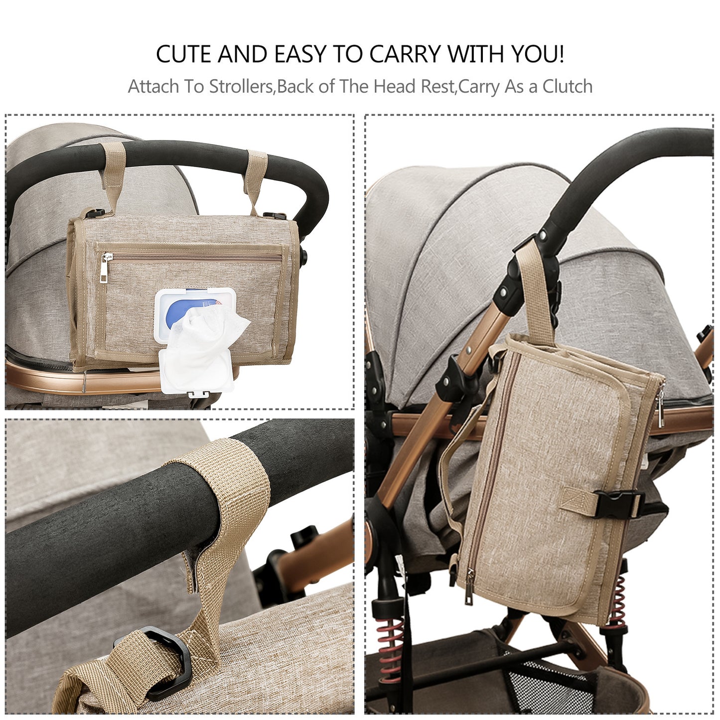 Folding Waterproof Portable Baby Essentials and Diaper Pad: On-the-Go Comfort for Your Little One