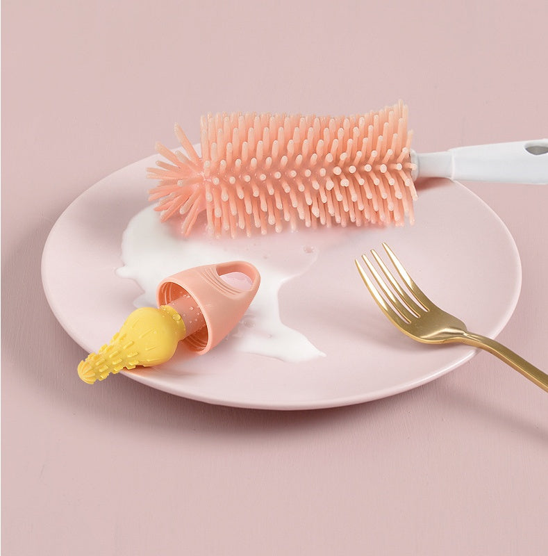 360° Rotating Baby Nipple Brush for Thorough Cleaning