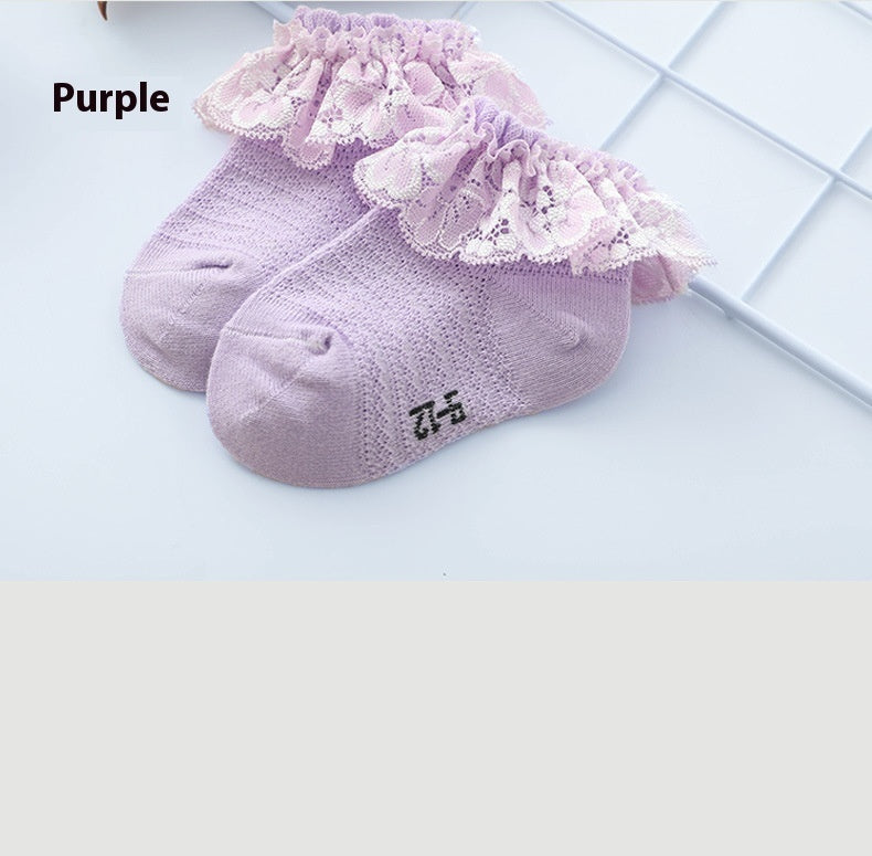 Adorable Summer Lace Socks for Girls