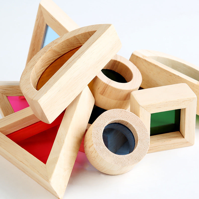 Vibrant Kaleidoscope Assembling Building Blocks - Creative and Educational Toy Set