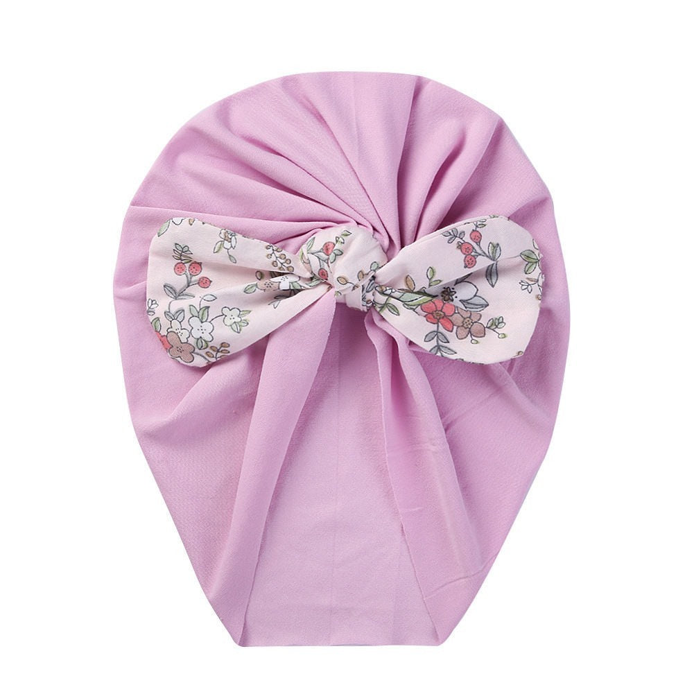 Chic and Cozy Bow-Knot Tie Thickened Warm Boneless Hat