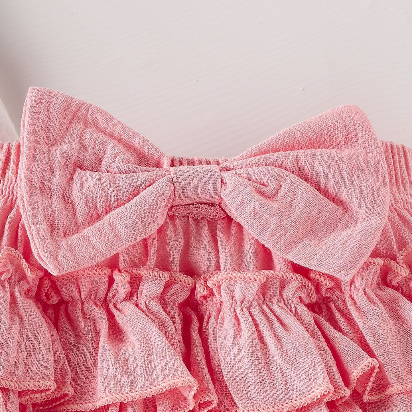 Summer Baby Girl Letter Print Romper - Short Sleeve Romper with Skirt
