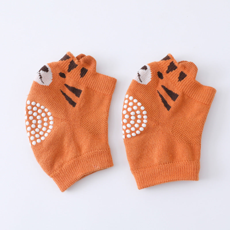 Protective Animal Printed Baby Knee Pads for Crawlers and Toddlers - Comfortable Support