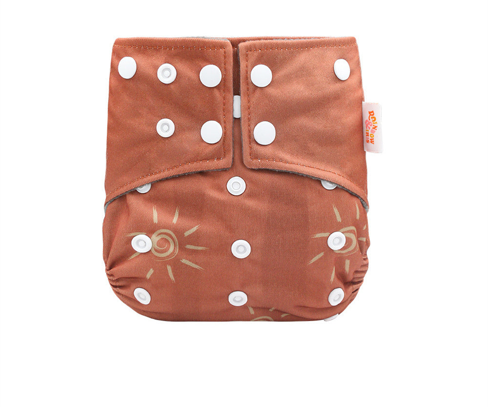 Western Style Bamboo Charcoal Washable Diapers - Digital Printing for Eco-Friendly Baby Care