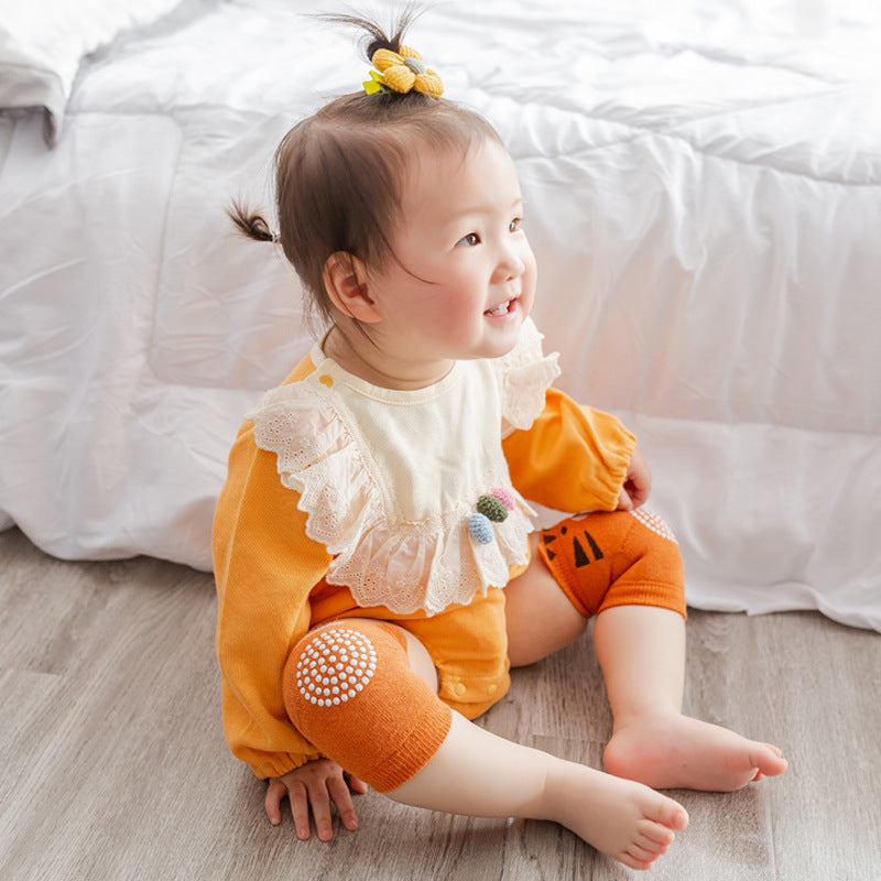 Protective Animal Printed Baby Knee Pads for Crawlers and Toddlers - Comfortable Support