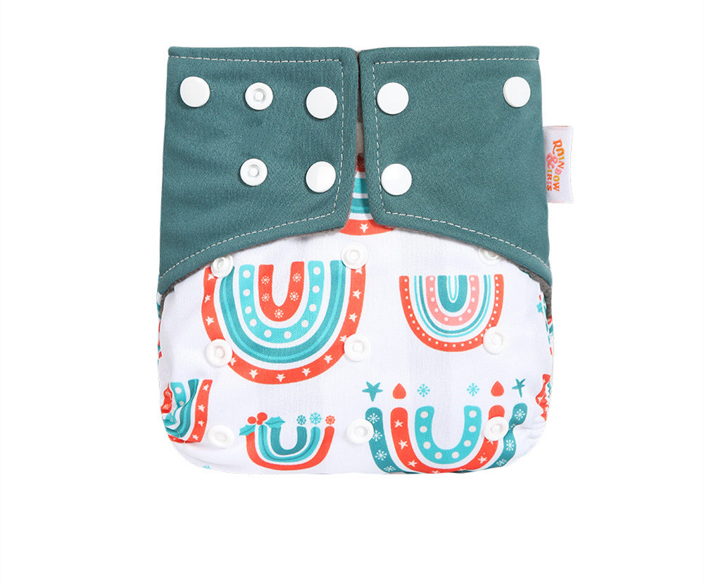 Western Style Bamboo Charcoal Washable Diapers - Digital Printing for Eco-Friendly Baby Care