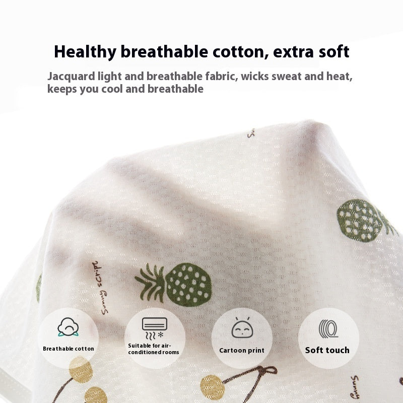 Summer-Ready Pure Cotton Printed Baby Clothes Set: Comfort and Style Combined