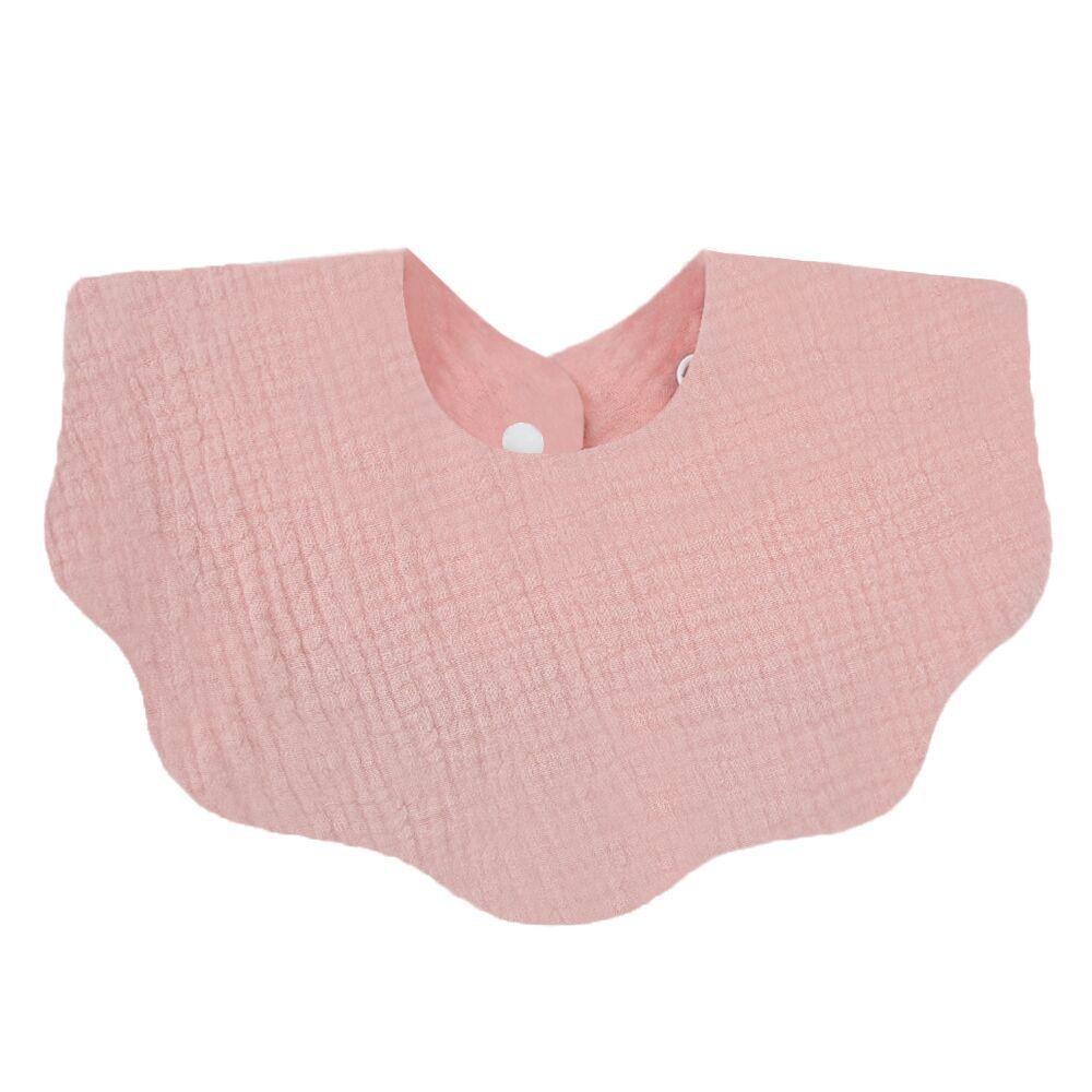 Adorable Baby Printed Saliva Towel: Soft Cotton Gauze Wavy Bib for Children