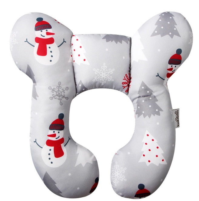 U-Shaped Infant Pillow: Safety Seat Neck Guard for Baby Bed and Stroller