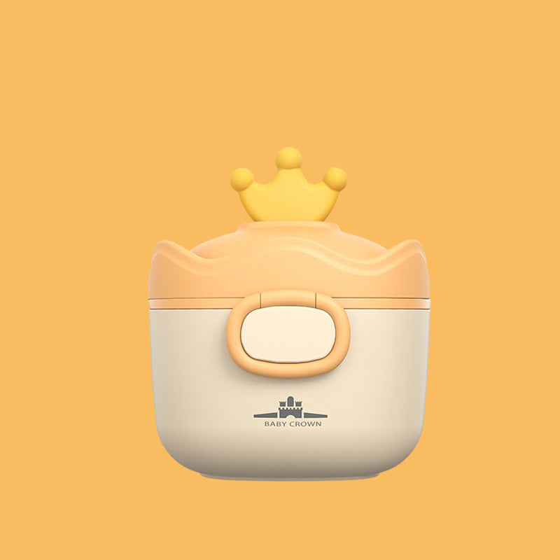 Portable Hand-Held Large Capacity Crown Milk Powder Box