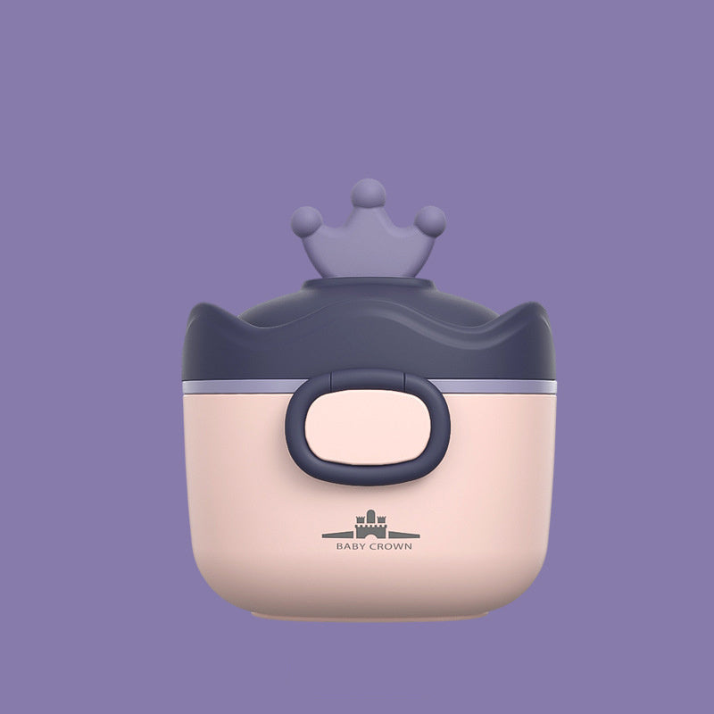 Portable Hand-Held Large Capacity Crown Milk Powder Box