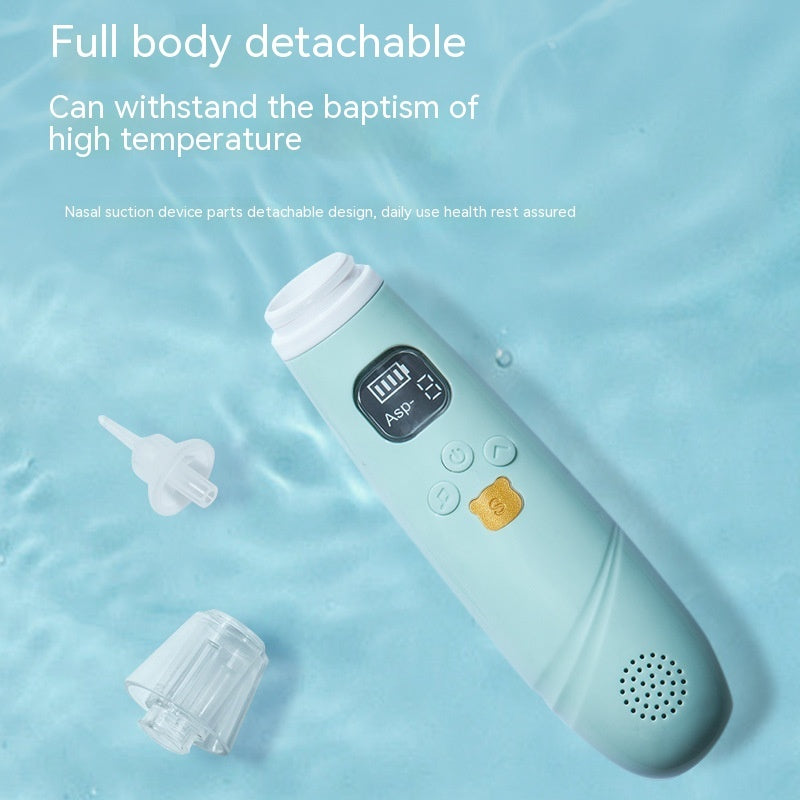 Gentle and Effective Baby Electric Nasal Aspirator Silicone for Easy Nasal Care