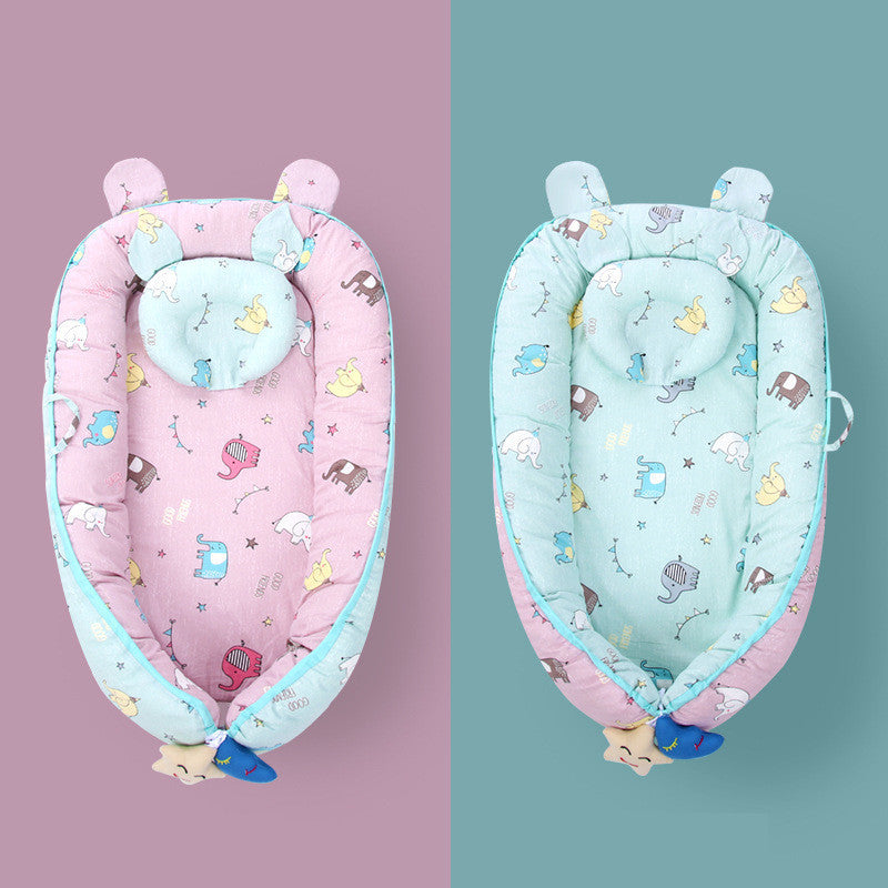 Baby's Anti-Shock and Anti-Pressure Sleeping Crib: Secure Rest for Peaceful Nights