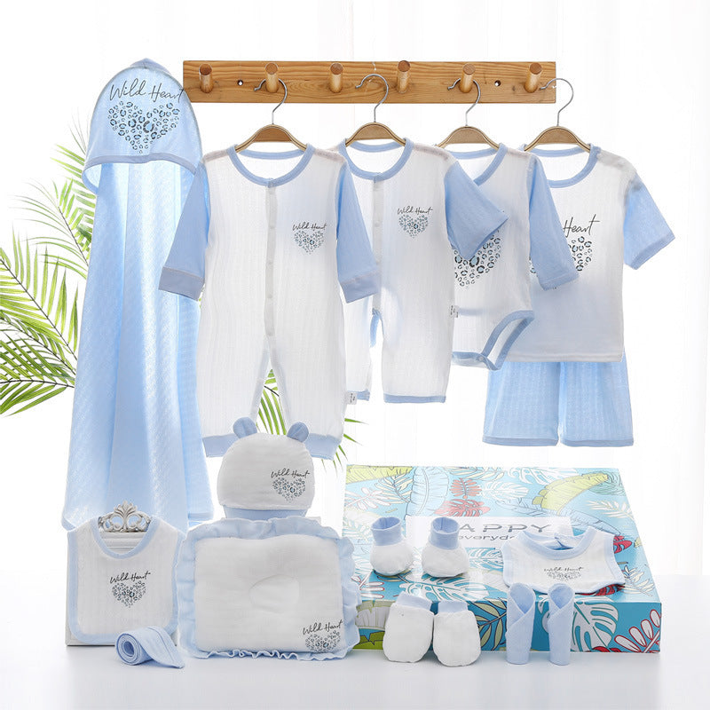 Summer Thin Newborn Baby Gift Set - Lightweight Infant Clothing Essentials