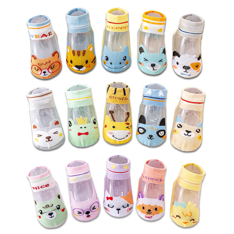 Baby Short Socks: Breathable Mesh Silk Room Socks