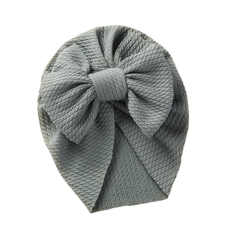 New Autumn and Winter Sunken Stripe Children's Hat - Cozy and Stylish