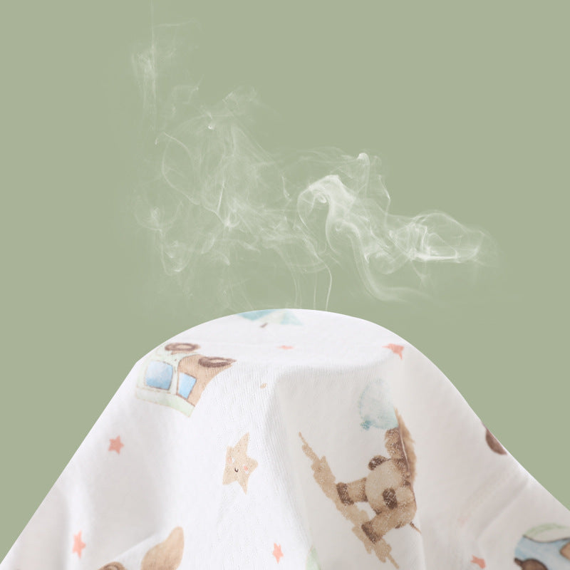 Adorable Printed Baby One-Piece Romper: Comfort and Style Combined