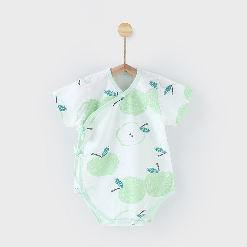 Pure Cotton Seamless Baby Jumpsuits - Triangle Rompers for Comfort