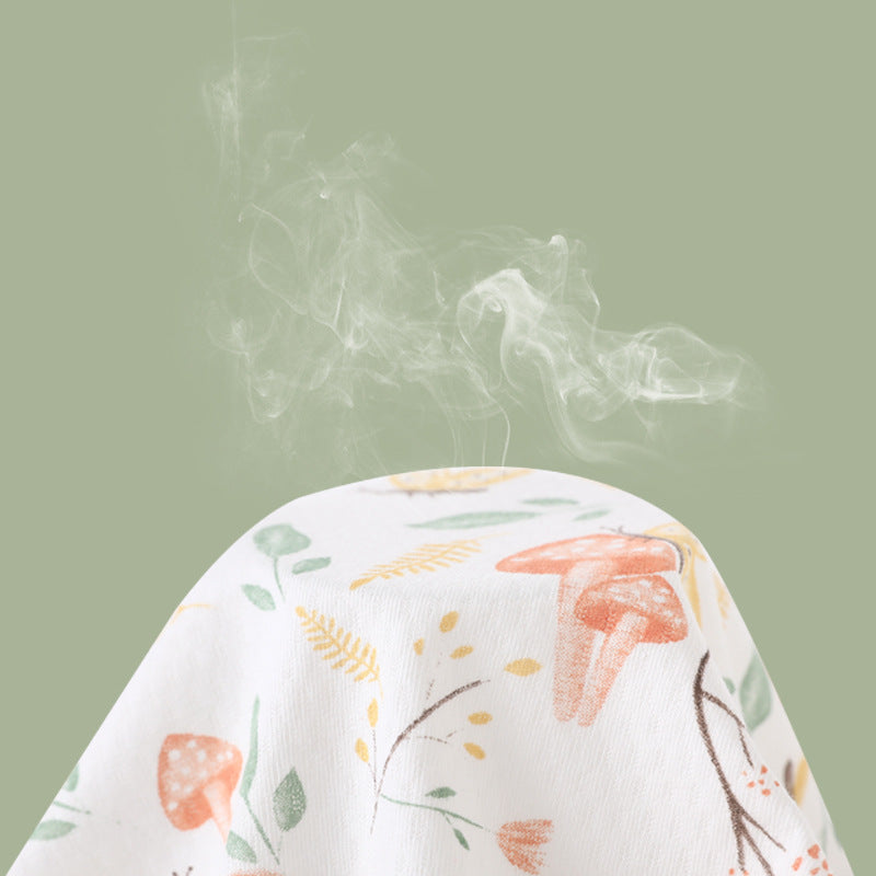 Comfortable Baby Cute Printed Home Wear Pajamas: Pure Cotton Thin Fabric