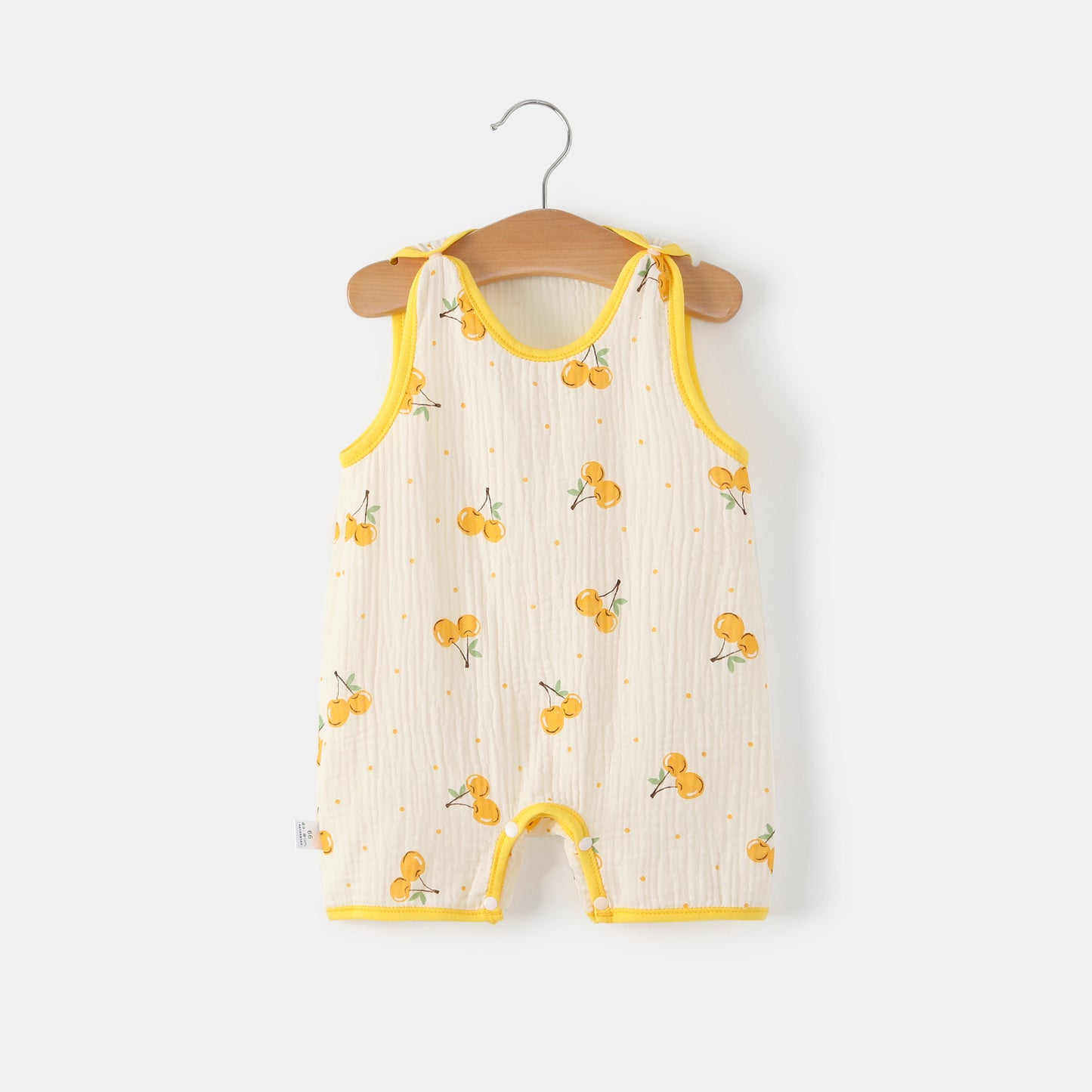 Lightweight Baby Vest Jumpsuit for Summer - Thin Gauze Fabric