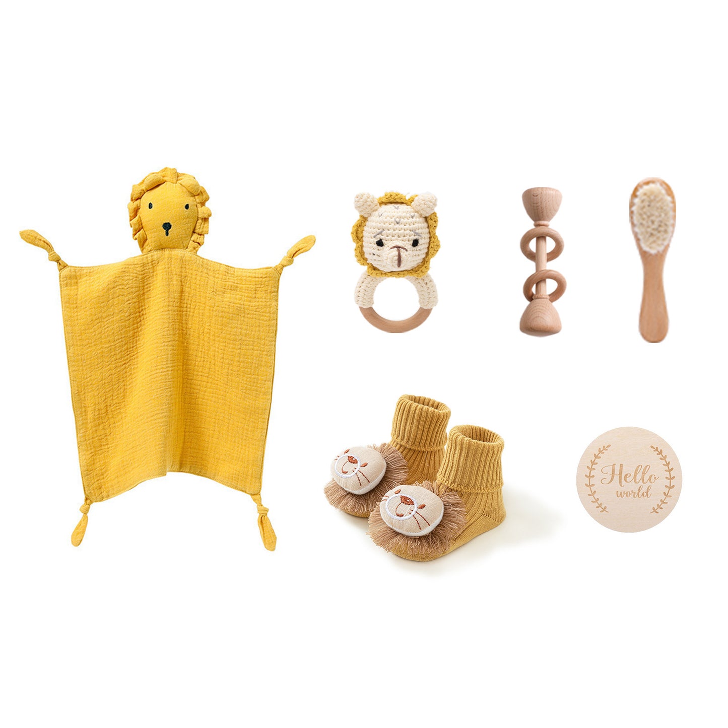 Soft and Cuddly: Infant Comfort Rattle Rabbit Bath Towel Gift Set - Perfect for Baby Showers