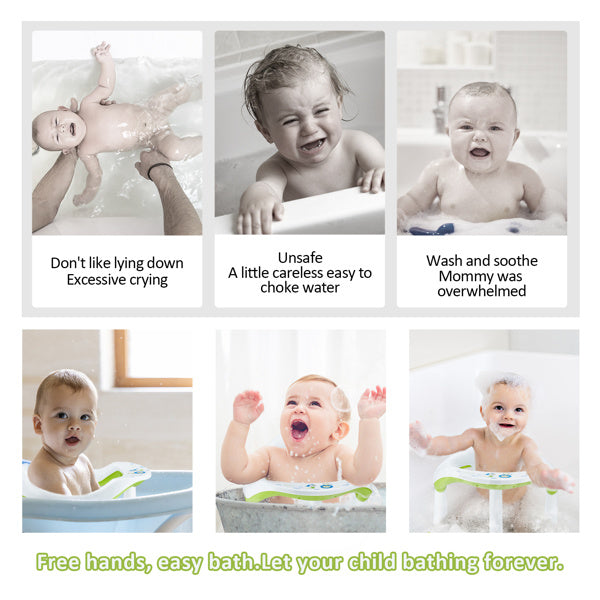 Safe & Comfortable Bath Chair for Children 6 Months and Older – Adjustable & Durable Baby Bath Seat