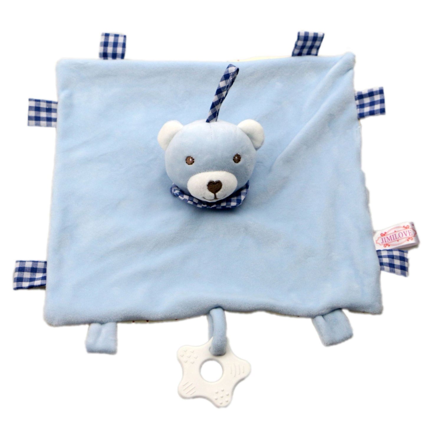 Soft and Snuggly: Comfort Towel Beanie Doll for Baby's Early Education – Adorable Cartoon Toy
