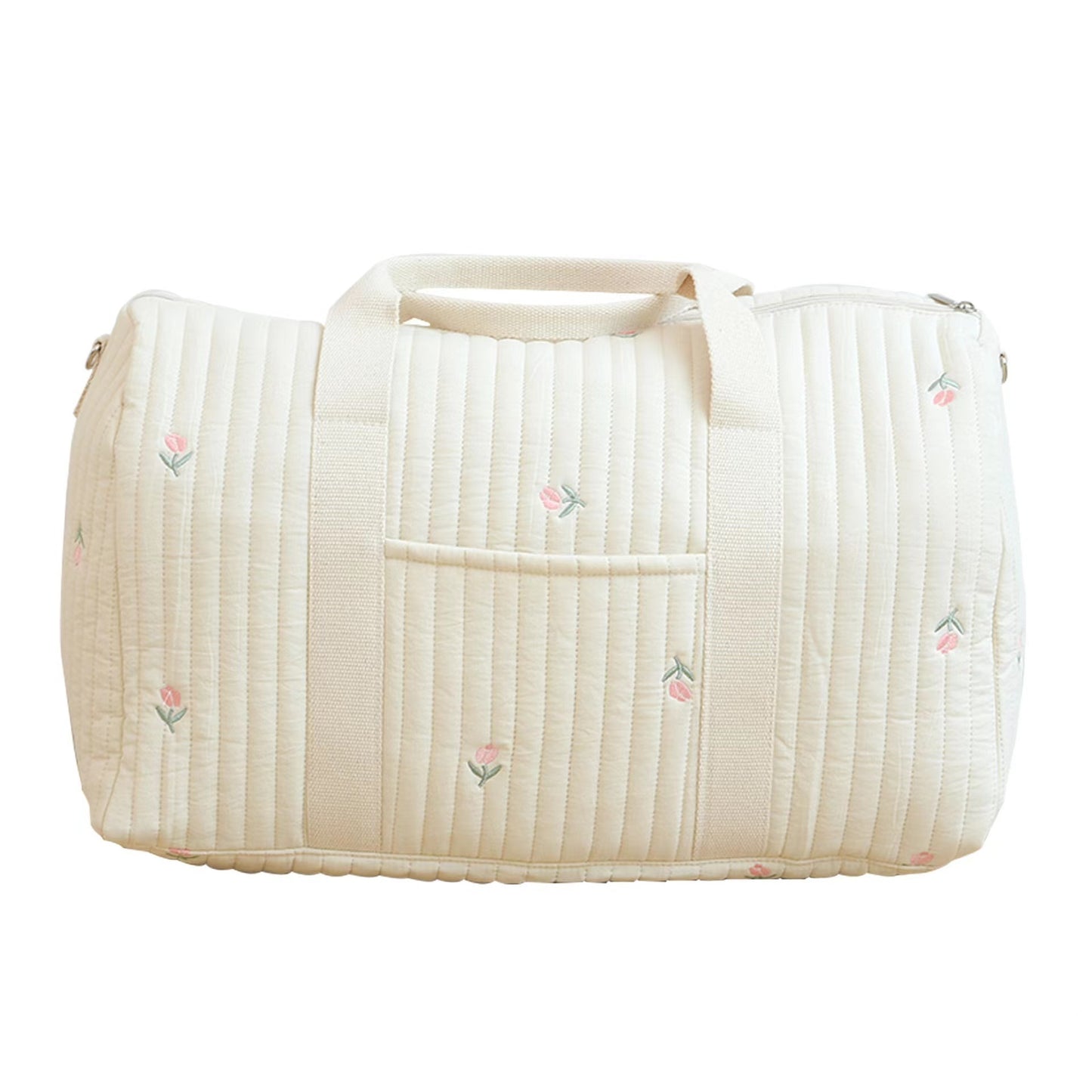 Large Capacity Lightweight Diaper and Baby Accessories Storage Boston Shoulder Bag for Moms on the Go