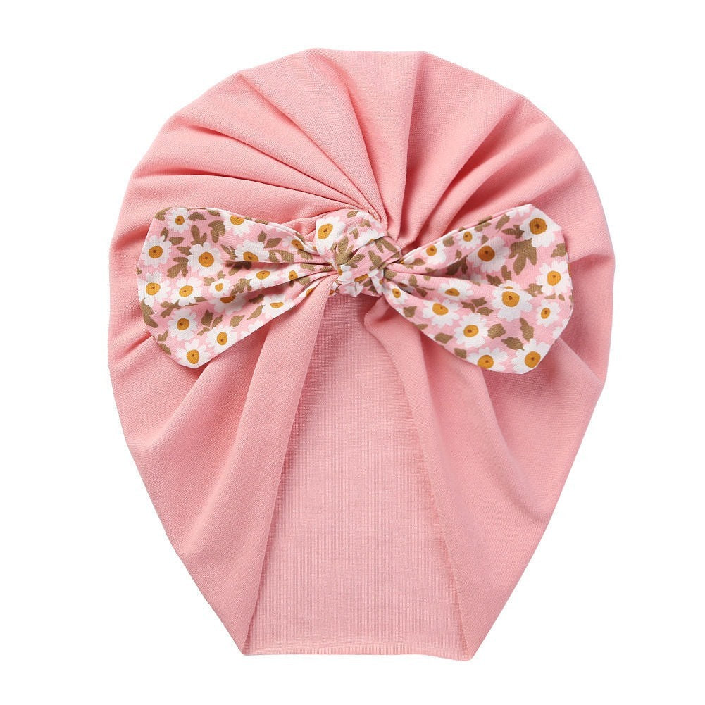 Chic and Cozy Bow-Knot Tie Thickened Warm Boneless Hat