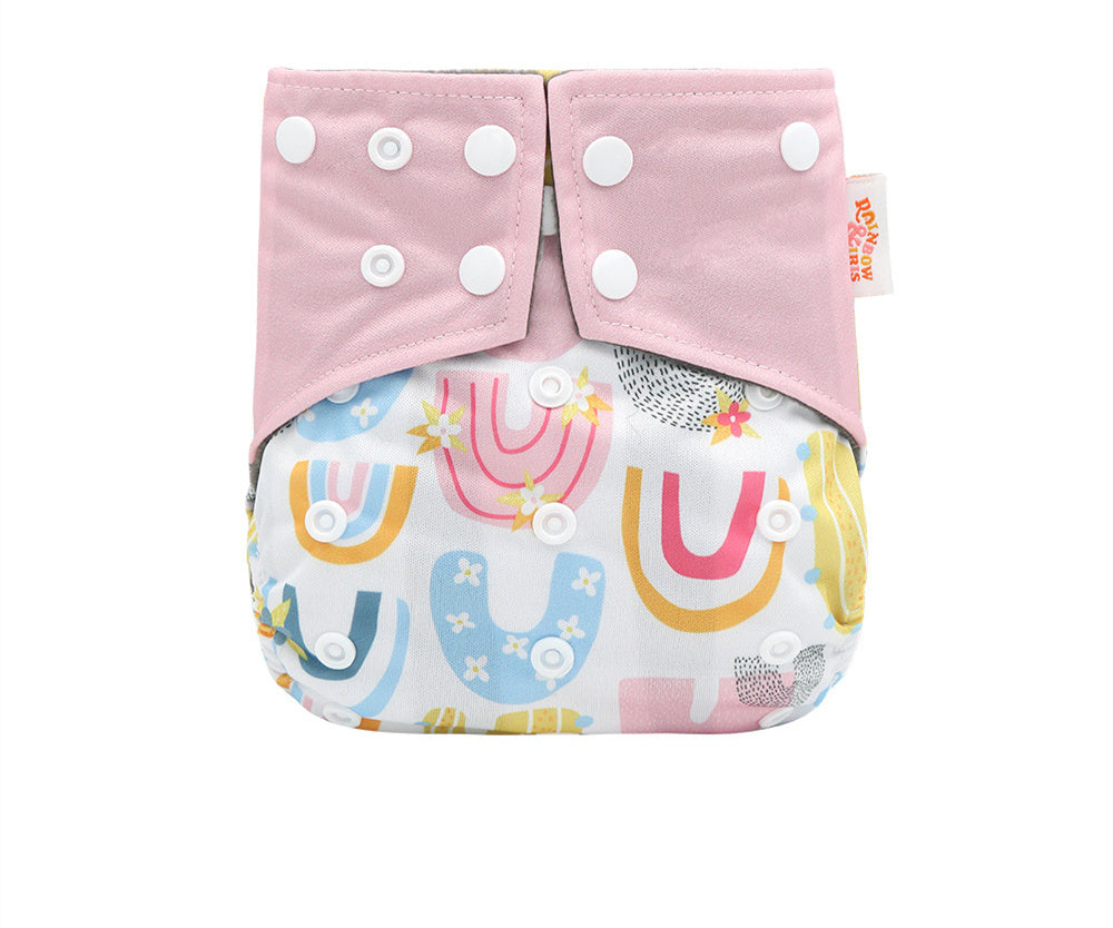 Western Style Bamboo Charcoal Washable Diapers - Digital Printing for Eco-Friendly Baby Care
