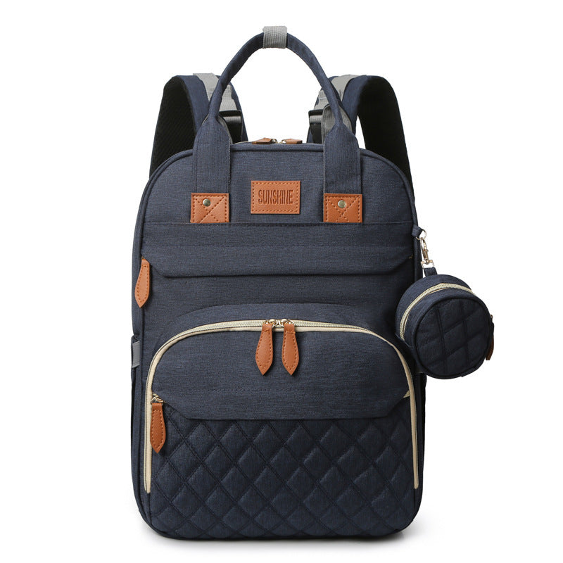 Ultimate Convenience: Expandable Diaper Bag with Insulated Pockets and Multi-Function Design