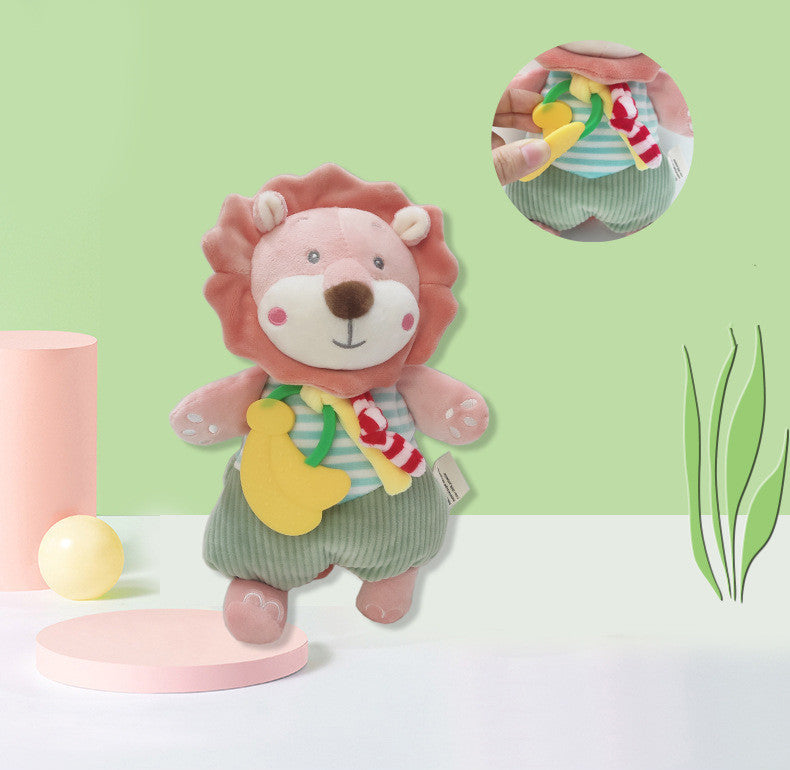 Soft and Snuggly: Comfort Towel Beanie Doll for Baby's Early Education – Adorable Cartoon Toy