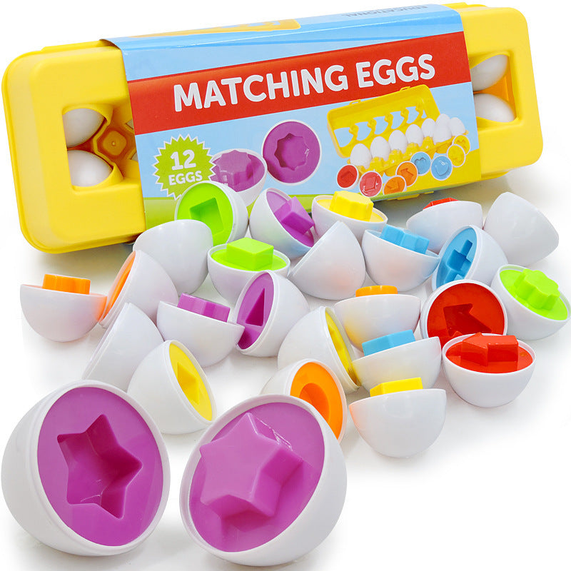 Educational Smart Egg Toy: Montessori Shape Matching Sorter for Kids