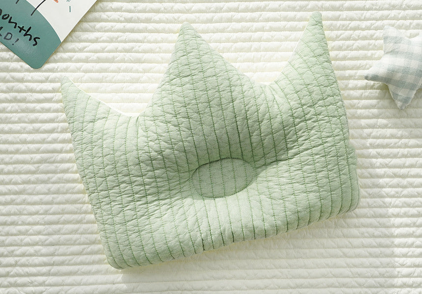 Breathable Cotton Shaping Pillow: Anti-Deviation Head Correction for Babies
