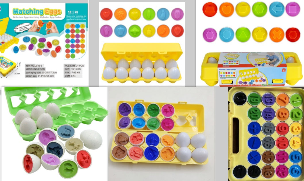 Educational Smart Egg Toy: Montessori Shape Matching Sorter for Kids