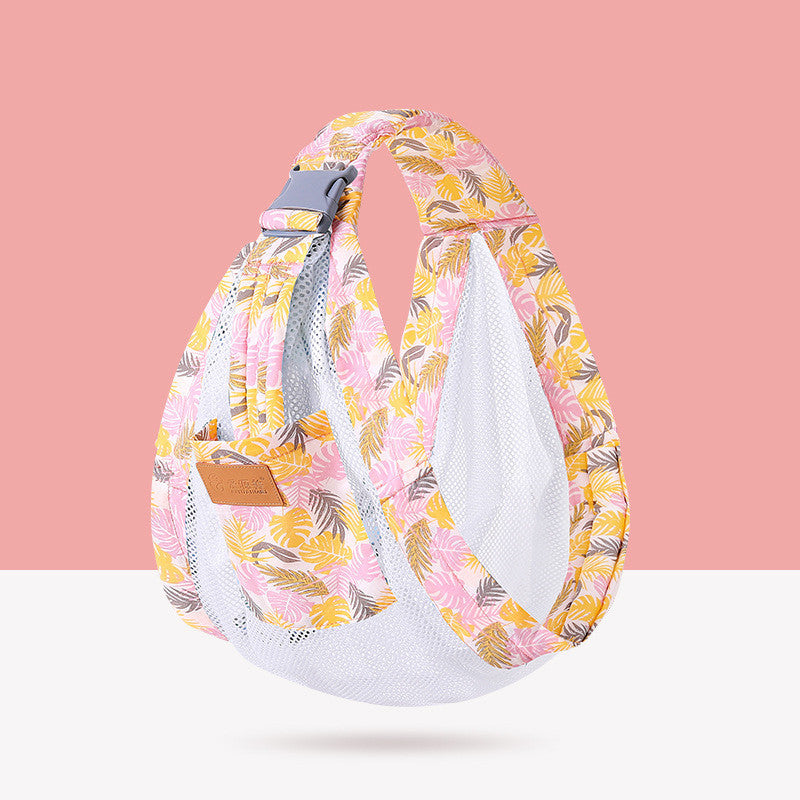 Hands-Free Comfort: Horizontal Hugging Baby Carrier with Waist Stool - Perfect for On-the-Go Parents