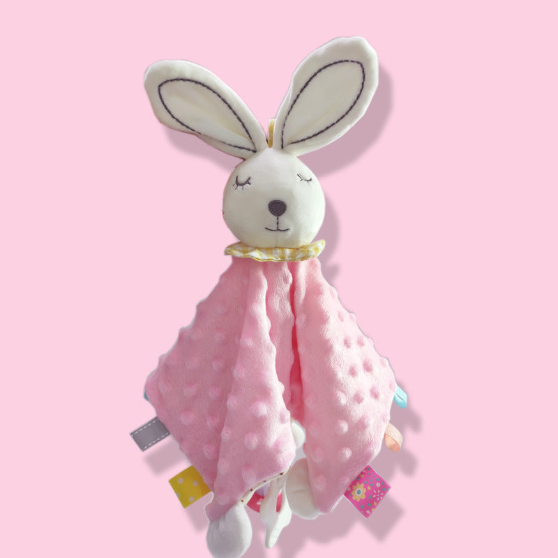 Soft and Snuggly: Comfort Towel Beanie Doll for Baby's Early Education – Adorable Cartoon Toy
