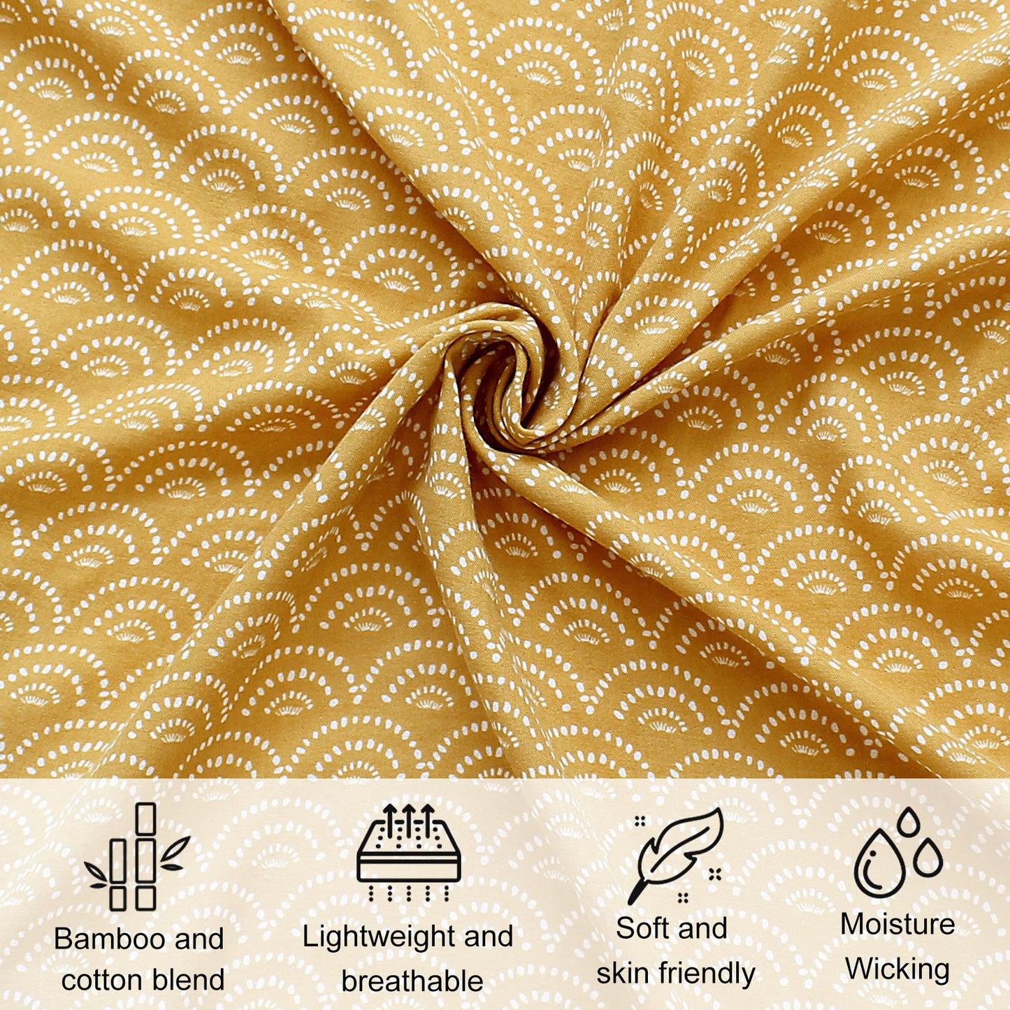 Adorable All Over Print Baby Crib Fitted Sheet Set - Soft & Breathable