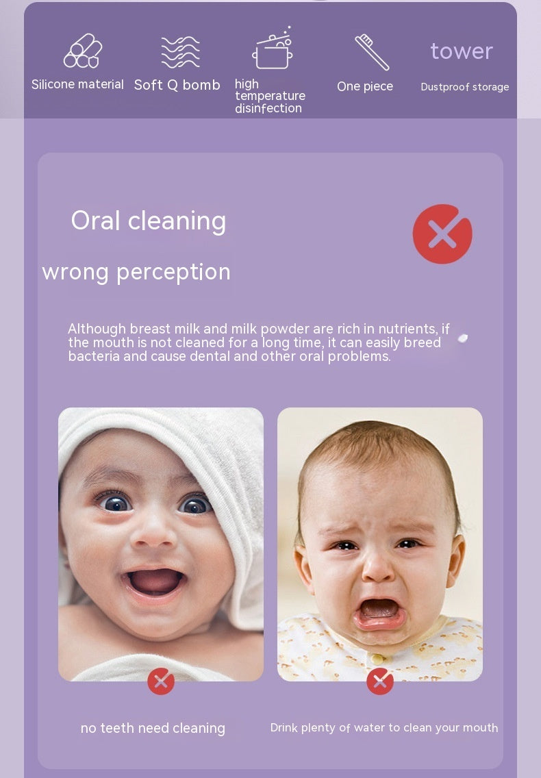 Gentle Care: Newborn Oral Cleaner Set for Delicate Mouths