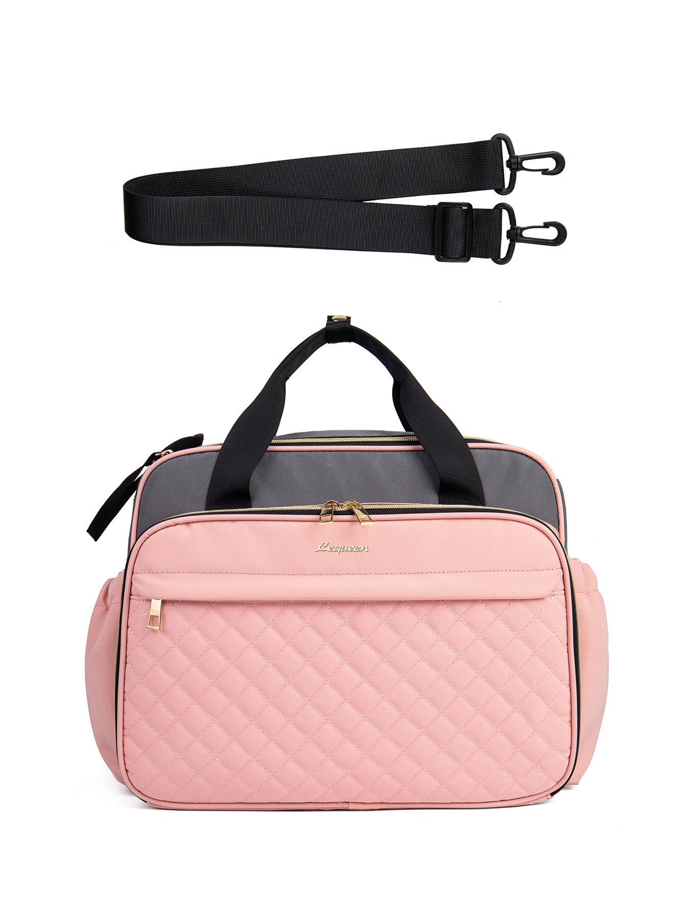 Versatile Large Capacity Oxford Cloth Diaper Bag: Hand-carrying and Crossbody Ready!