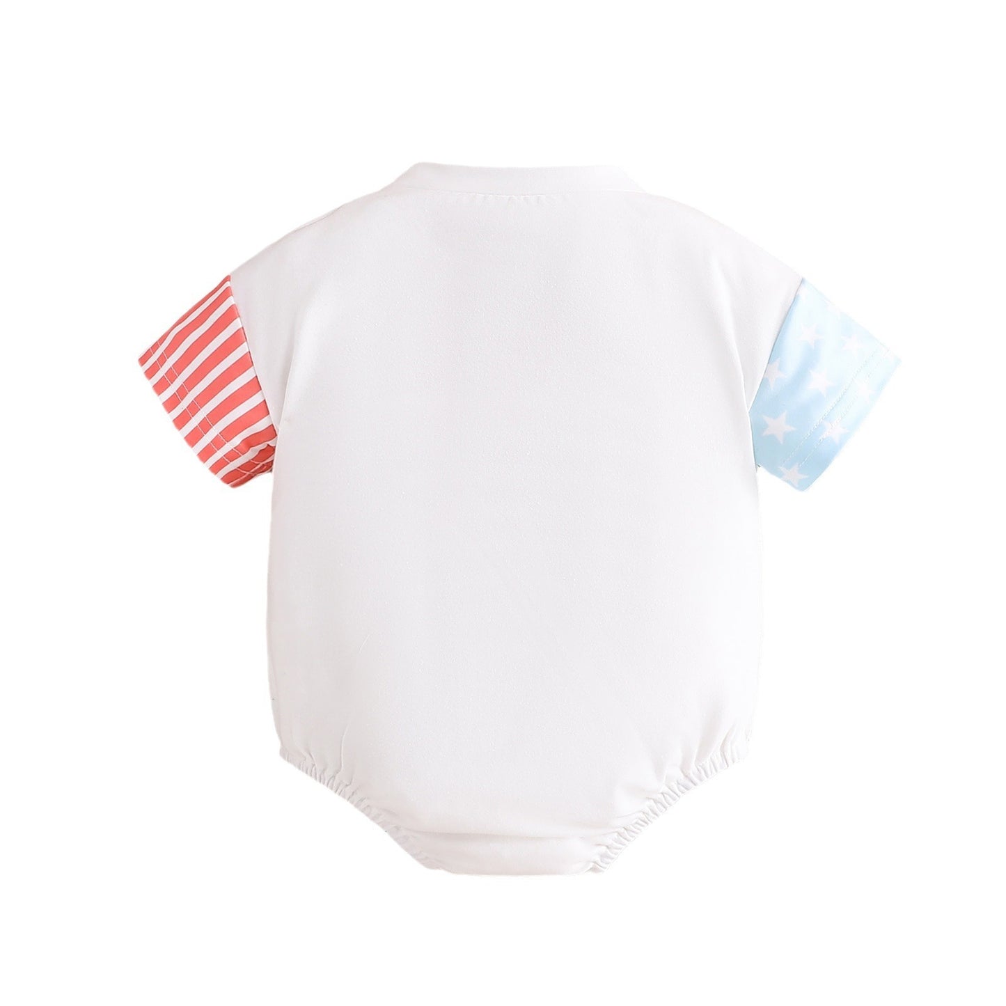 Adorable Baby Chenille Patchwork Design Cotton Romper: Soft, Stylish, and Perfect for Your Little One!
