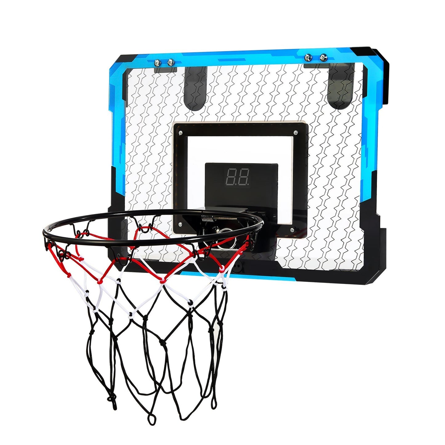 Kids Basketball Hoop with LED Lights & Audio Scoreboard – Indoor Mini Basketball Set