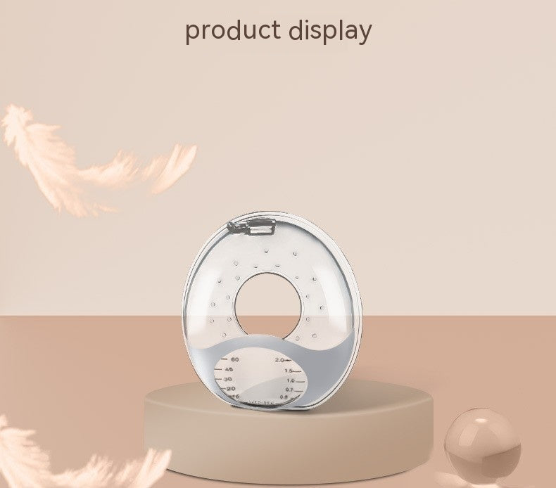 Convenient Breast Milk Collector: Portable, Washable, Breathable Design