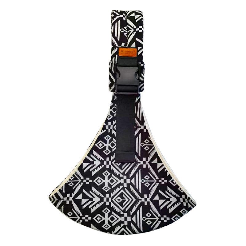 Mother's Love Printed Crossbody Portable Baby Strap: Stylish Convenience for On-the-Go Moms