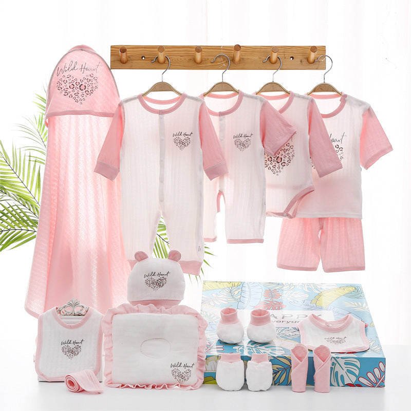 Summer Thin Newborn Baby Gift Set - Lightweight Infant Clothing Essentials